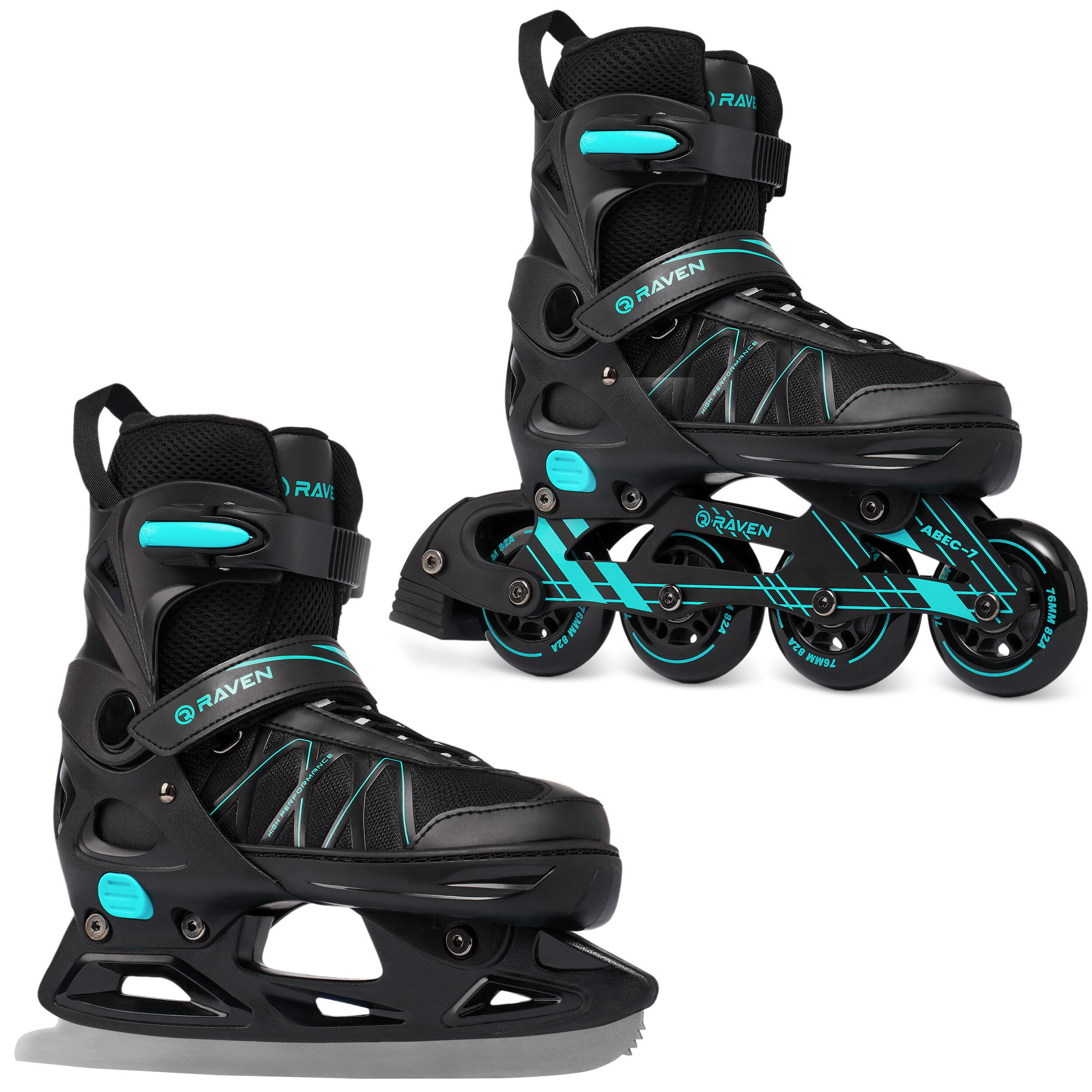 Paire De Patins à Roulettes MISTRAL PGV Réglables - Taille 23 à 27 Cm - Avec Clé