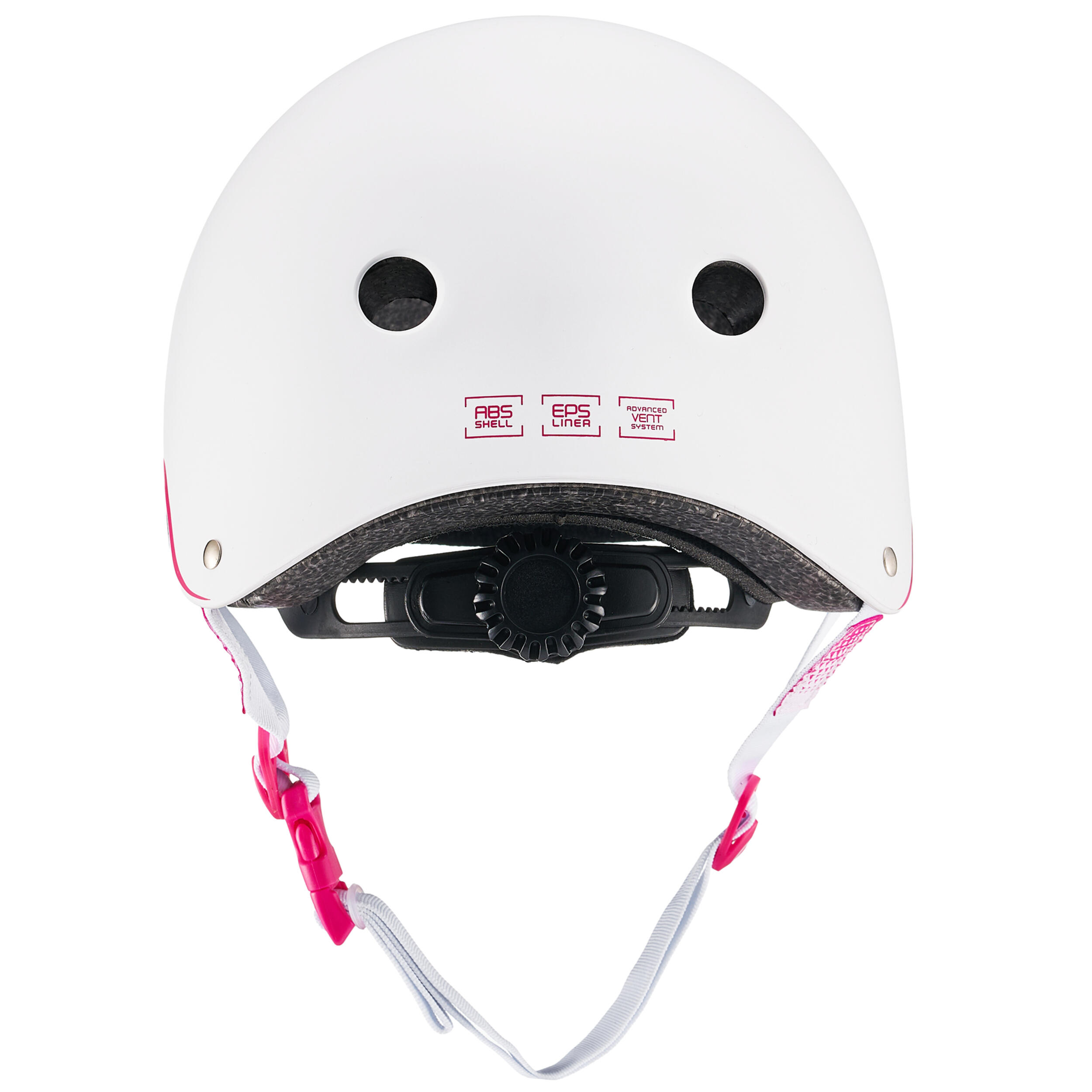 Capacete de Bicicleta, Patins e Skate para Crianças e Adultos Essto Branco/Rosa 4/7