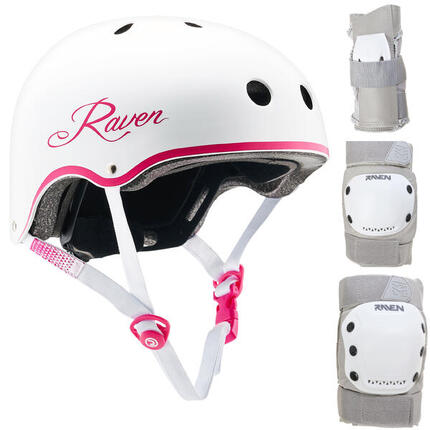 Zestaw na rower rolki skateboardowy Raven Kask Essto Ochraniacze Dexard