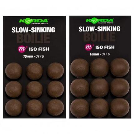 Korda Slow Sinking Boilie ISO Fish 15mm