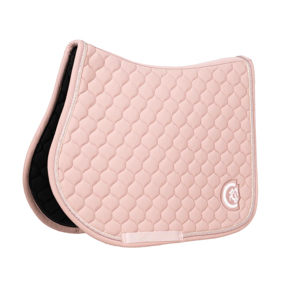 Tapis onion quilt 3D logo dressage vieille rose 2/7