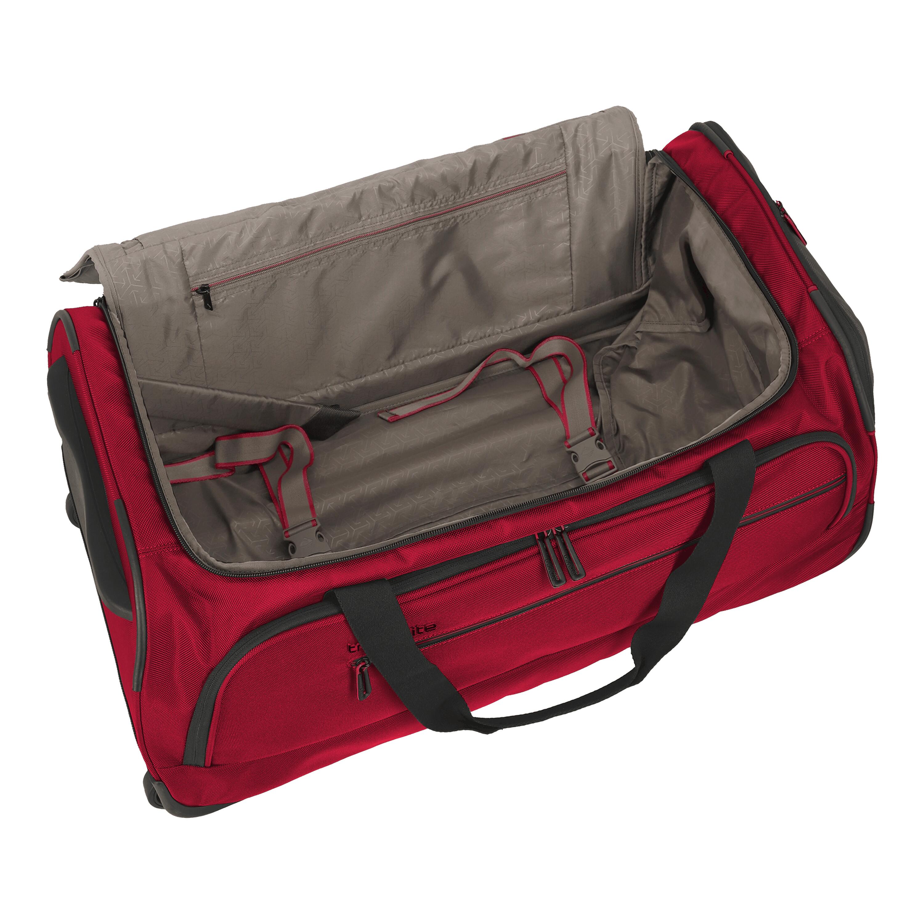 CROSSLITE Wheeled Duffle M, Red 4/6