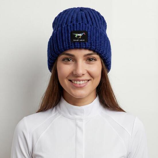 Winterse paardrijmuts GALOP WEAR – dik, 100% merinowol