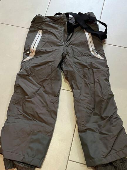 Entre Particuliers - Pantalon de ski gris foncé, taille 8 ans 2/2