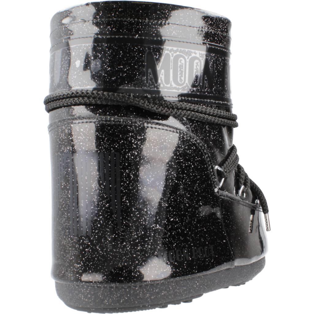 Bottes Moon Boot Modèle Mb Icon Low Glitter Couleur Noir 3/5