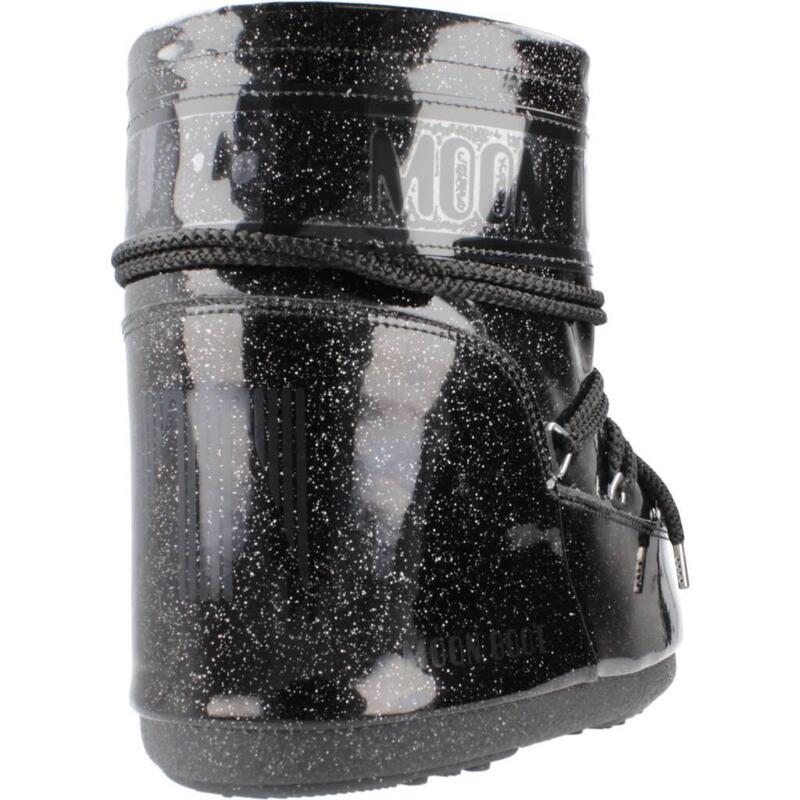 Cizme Moon Boot Model Mb Icon Low Glitter Culoare Negru
