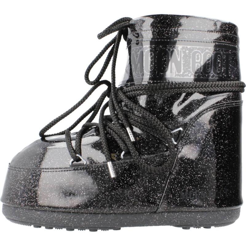 Cizme Moon Boot Model Mb Icon Low Glitter Culoare Negru