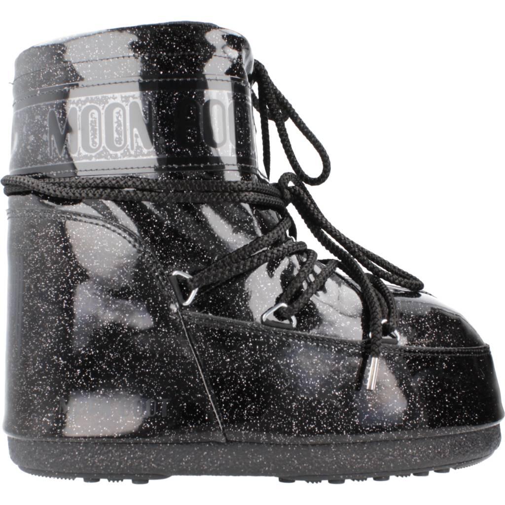 Bottes Moon Boot Modèle Mb Icon Low Glitter Couleur Noir 4/5