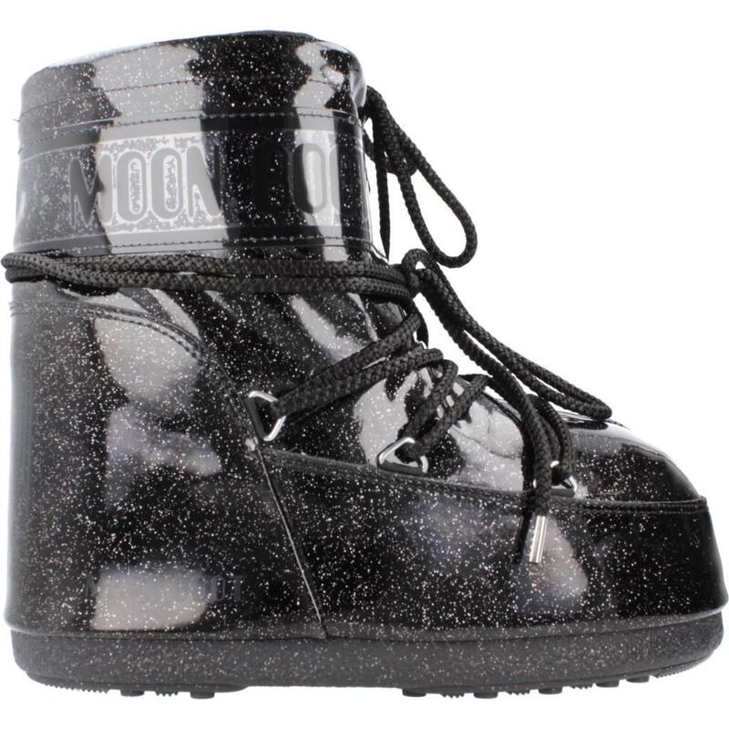 Cizme Moon Boot Model Mb Icon Low Glitter Culoare Negru
