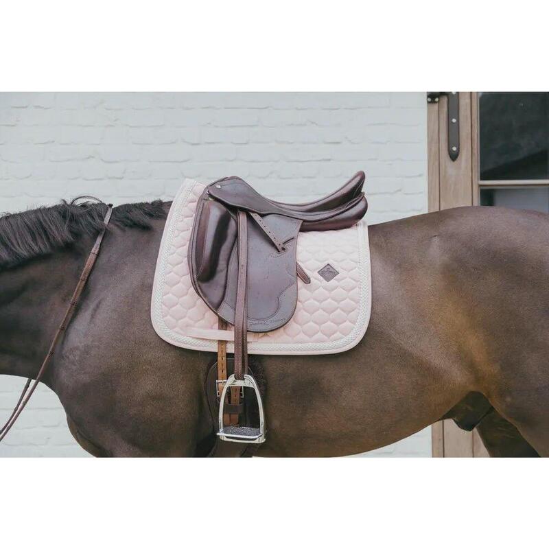 Kentucky Zadeldek Plaited Cord Zwart -