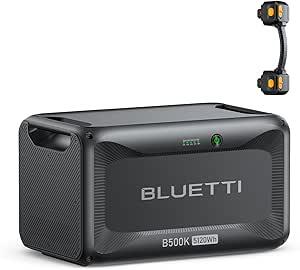 BLUETTI B500K 5120Wh per AC300 Energia Portatile per Lavoro sul Campo
