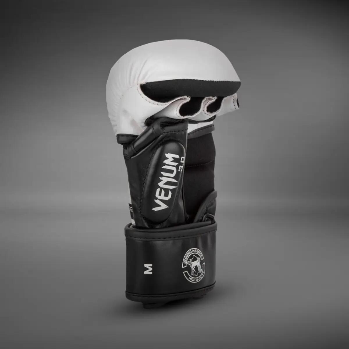 Gants MMA sparring Venum Challenger 3.0 – Blanc/Noir – M 3/6