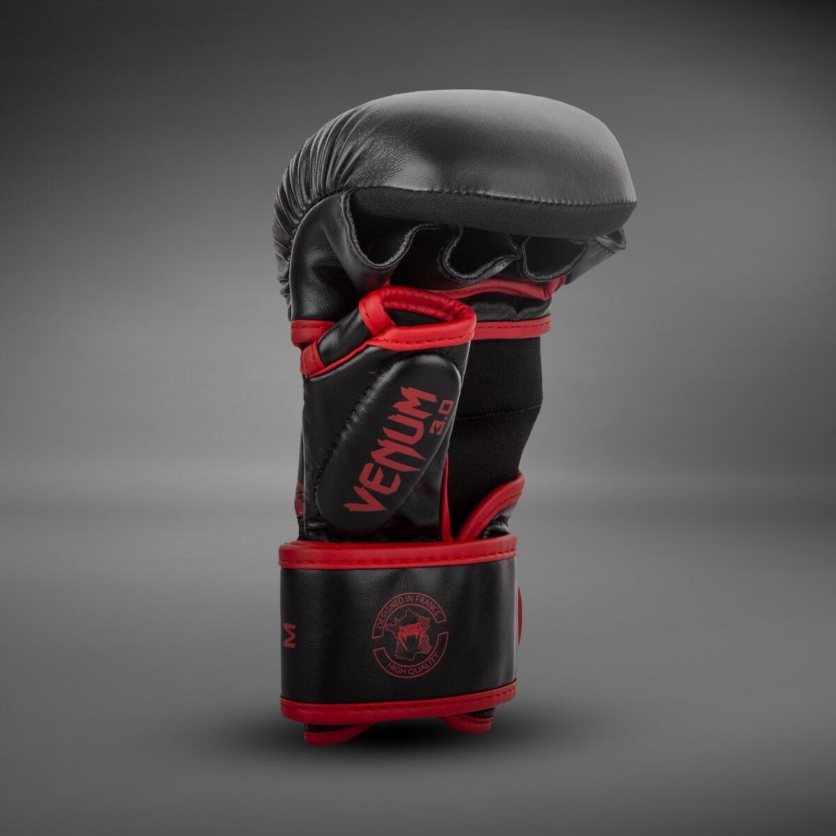 MMA sparring gloves Venum Challenger 3.0 – Black/Red – S 5/7