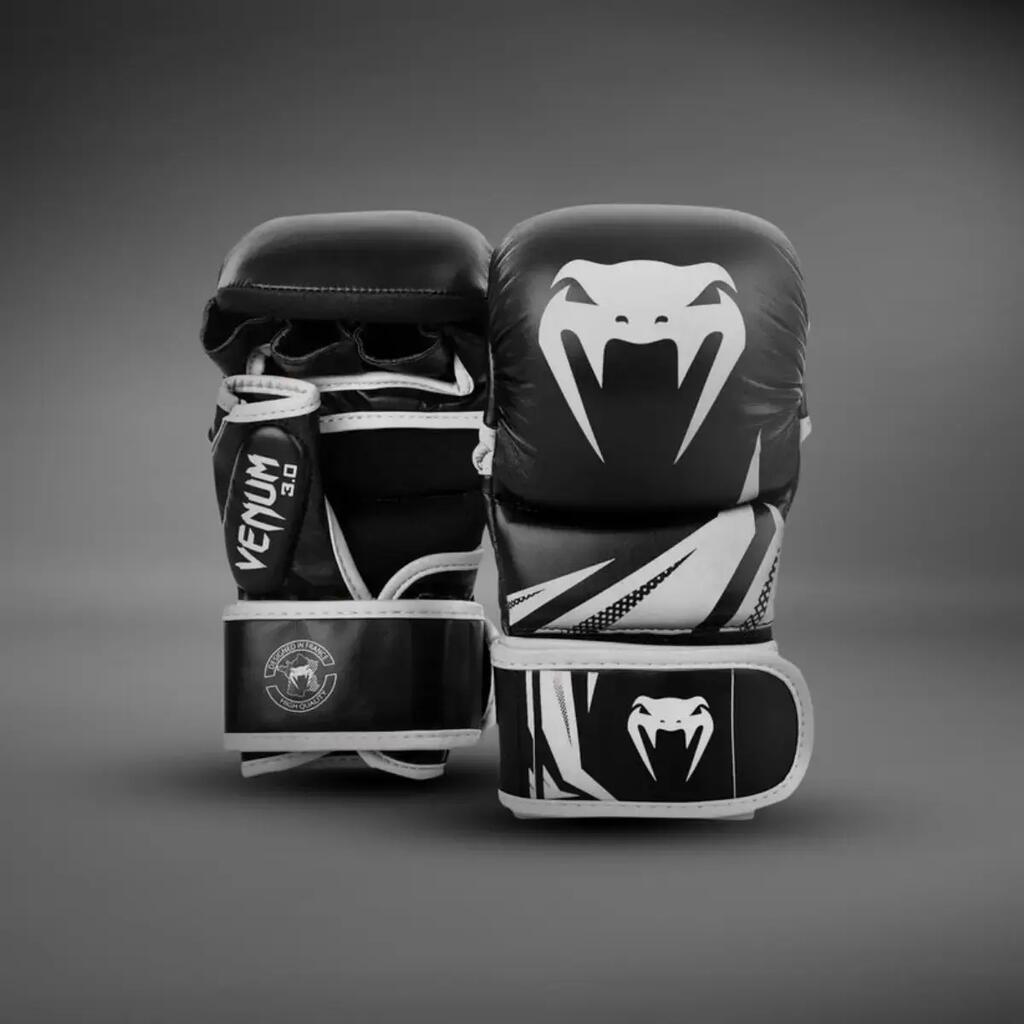 MMA sparring gloves Venum Challenger 3.0 – Black/White – L/XL