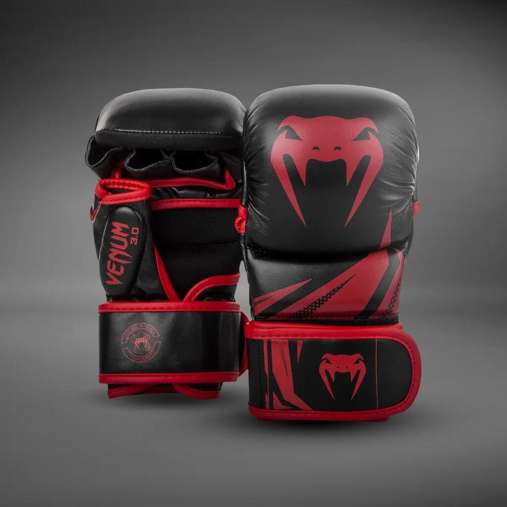 MMA sparring gloves Venum Challenger 3.0 – Black/Red – M