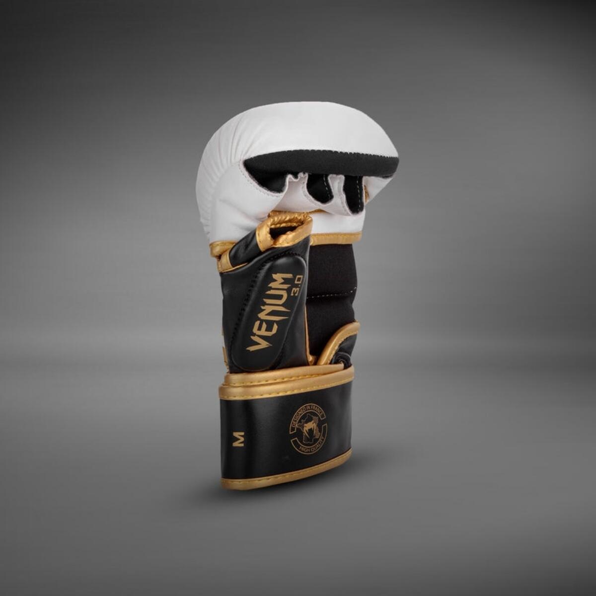 MMA Sparring Handschuhe Venum Challenger 3.0 – Weiss/Gold – L/XL 6/7