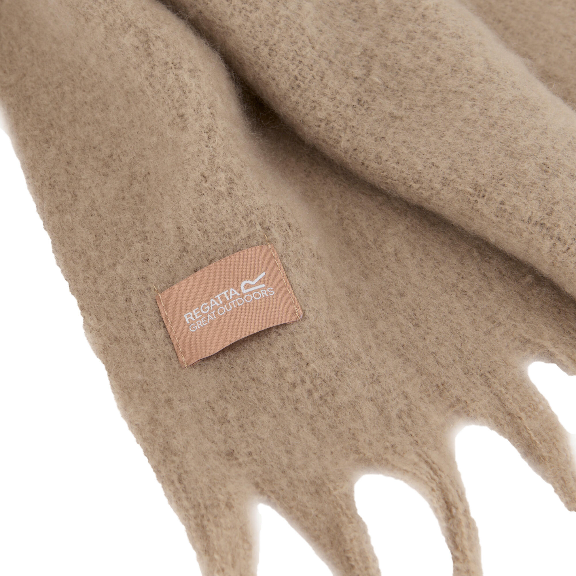"Aleena" Schal für Damen Sanftes Braungrau 2/3