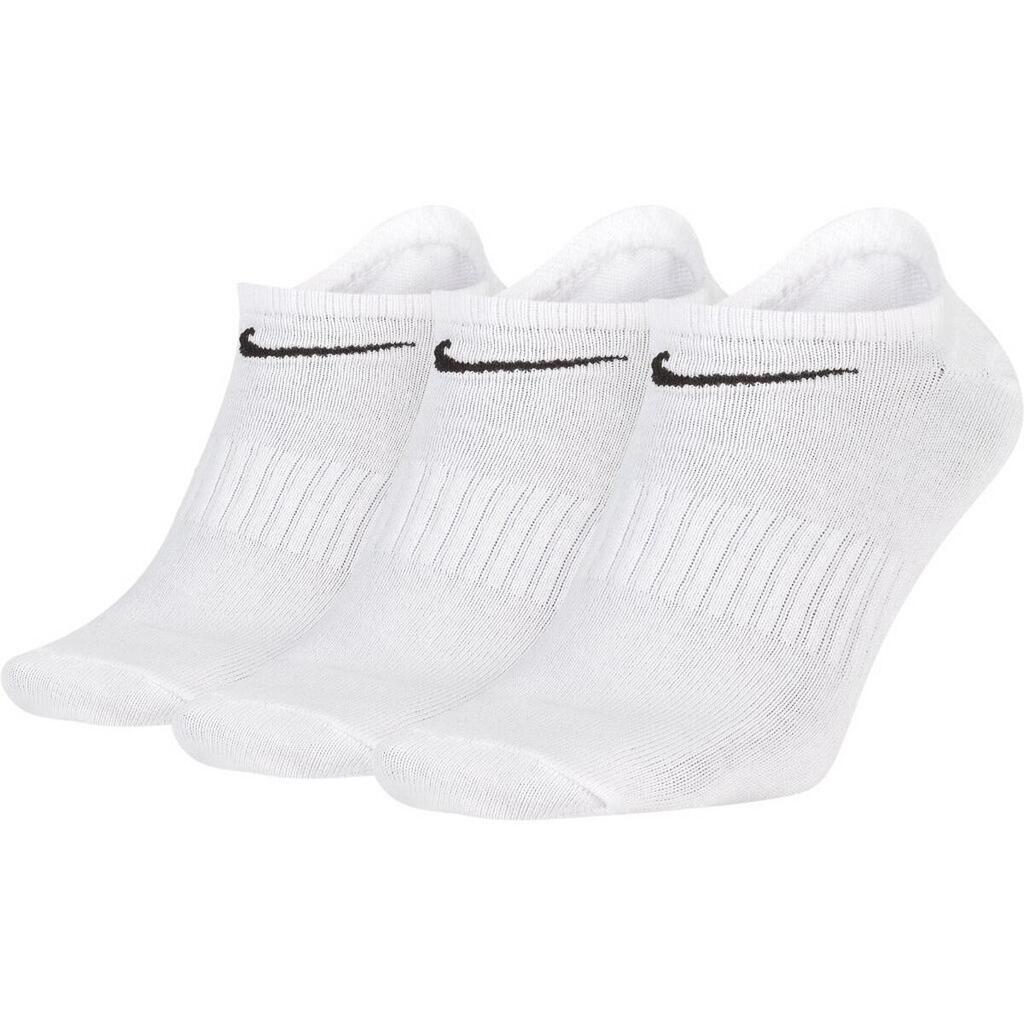 Unisex Adult Everyday Lightweight Training NoShow Socks (White)