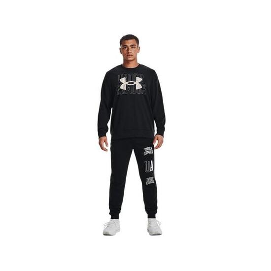 Heren Rival Terry Logo Sweatshirt (Zwart)