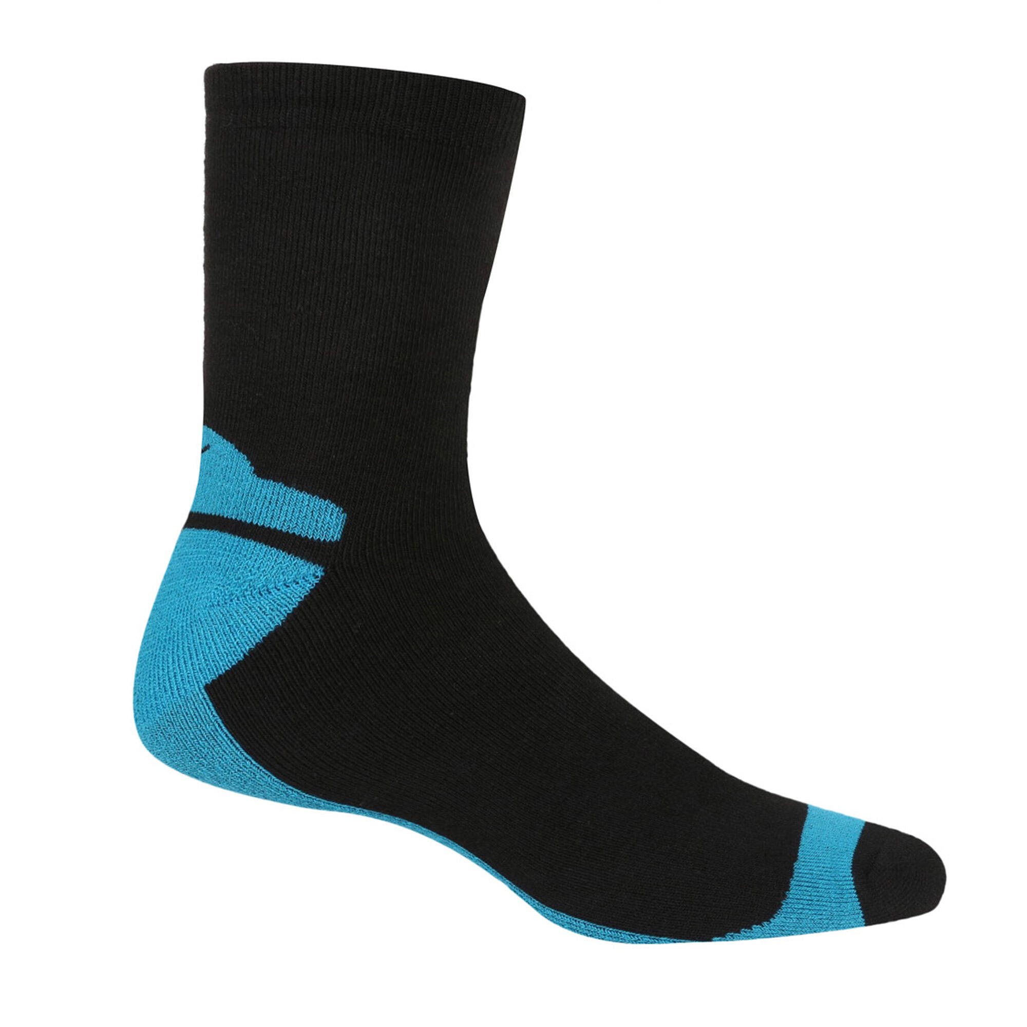 Chaussettes Pour Bottes Femme (Noir / Rouge Vif / Bleu Marine) 4/5