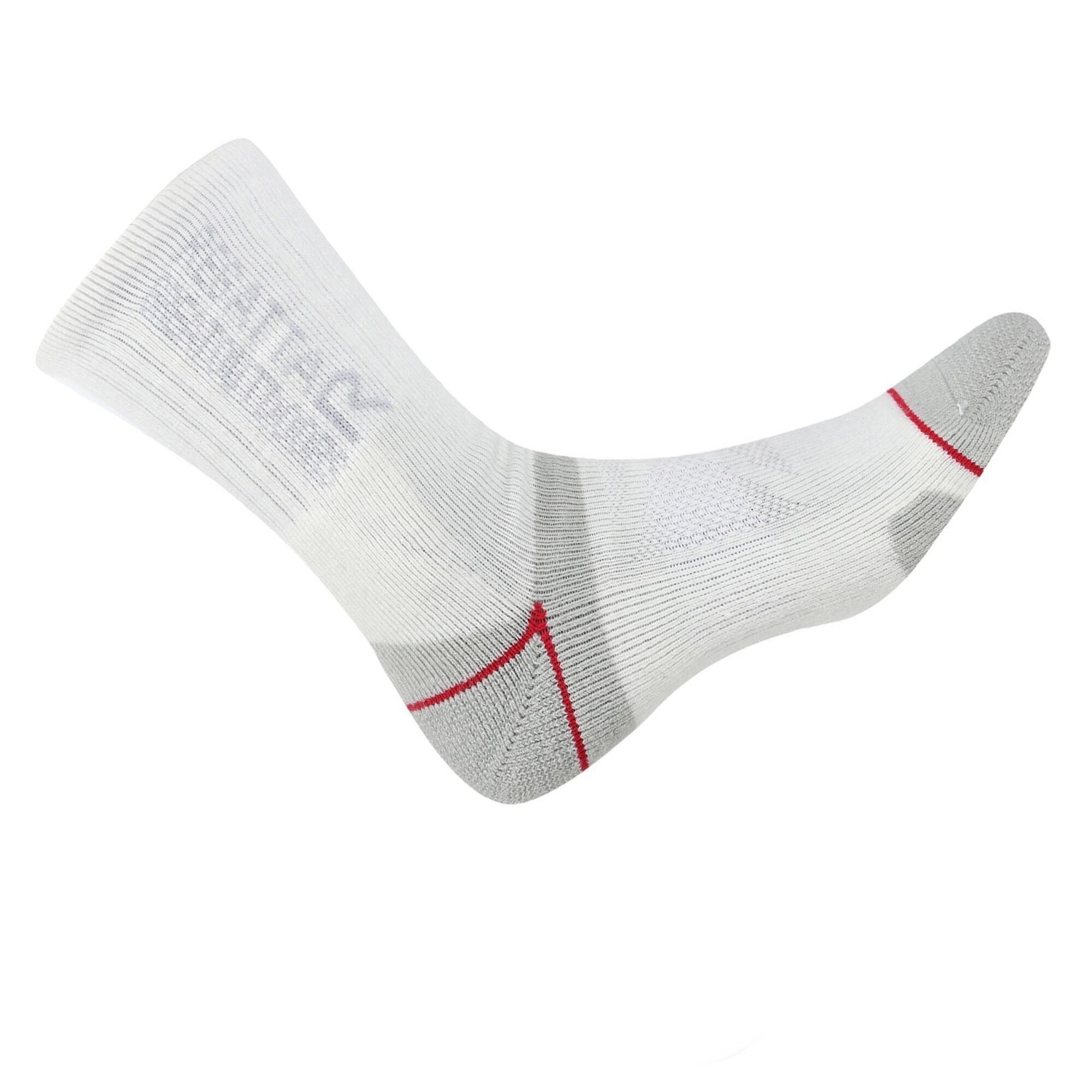 Chaussettes Pour Bottes BLISTER PROTECTION Femme (Gris Clair / Blanc) 4/5