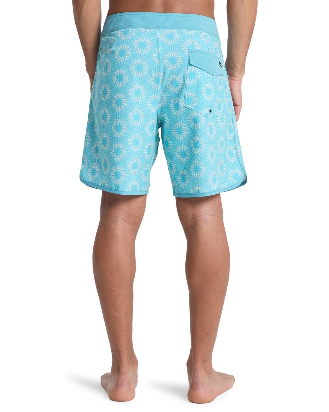 Boardshort SURFSILK SCALLOP 18" Bleu Homme 3/4