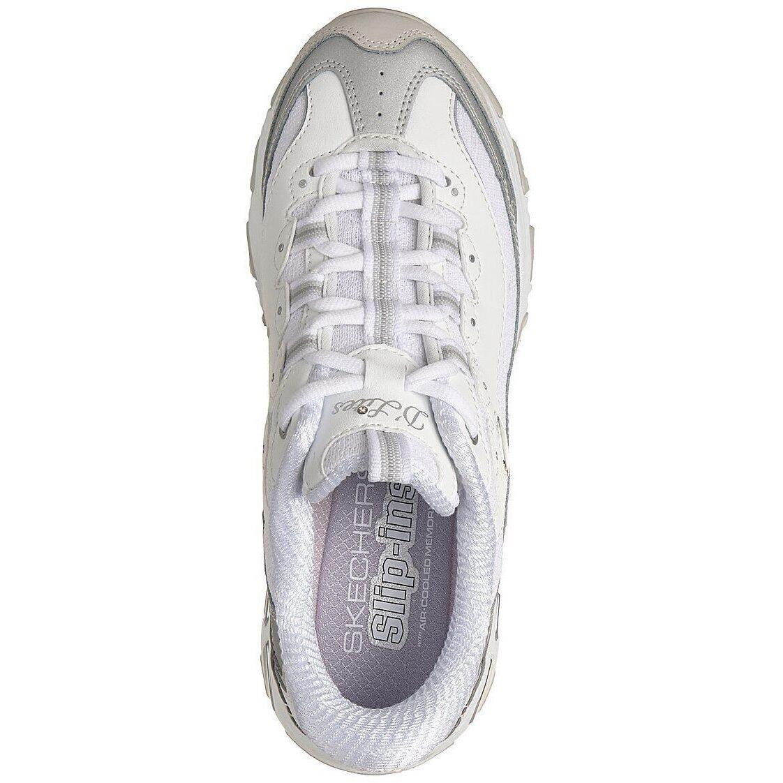 Scarpe da ginnastica Skechers D Lites-smooth Nostalgia, Bianca, Donne 2/5