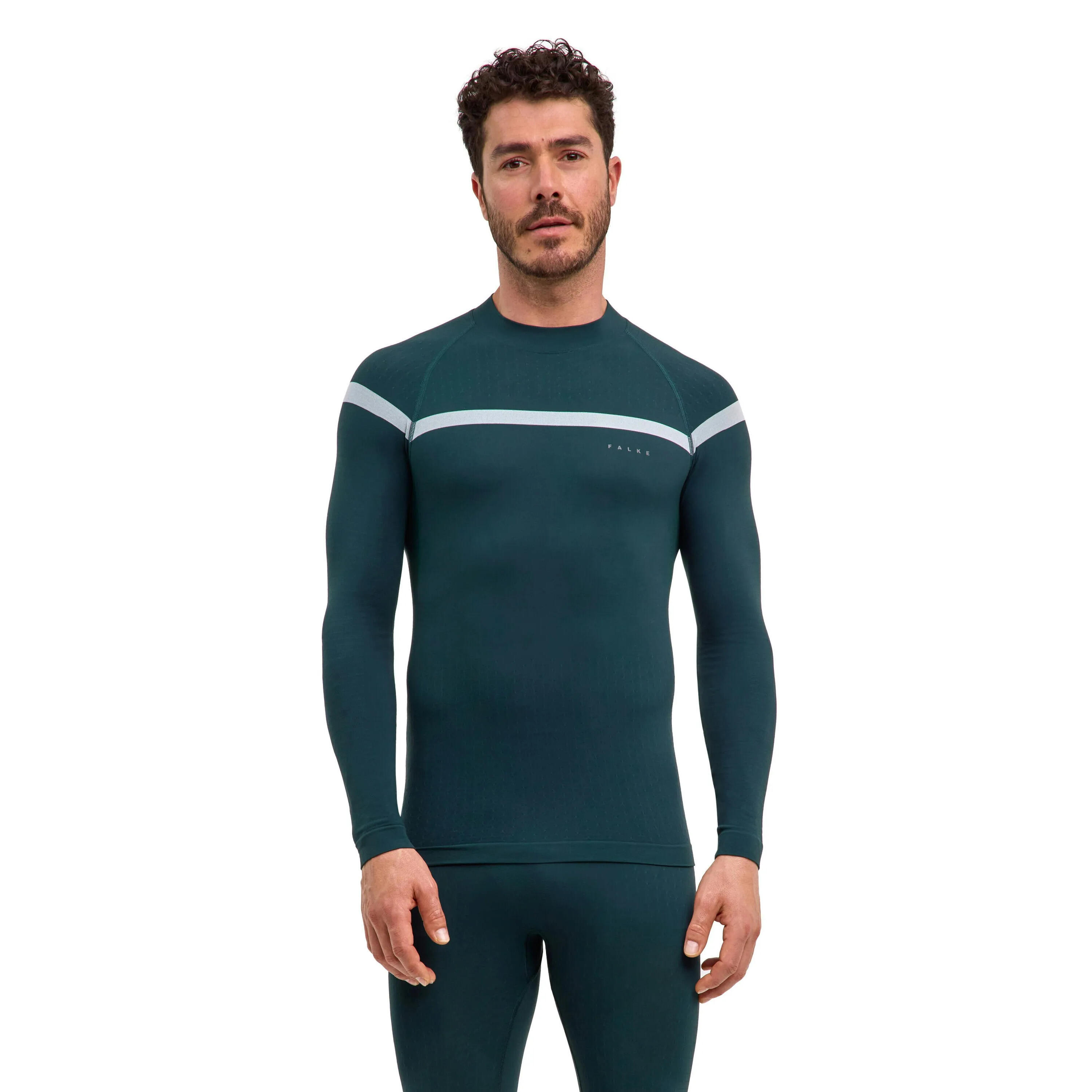 T-shirt manches longues col roulé Falke Warm 2/6