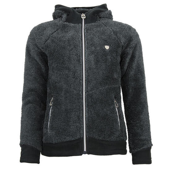 Damen Fleecejacke mit Kapuze Peak Mountain Almi