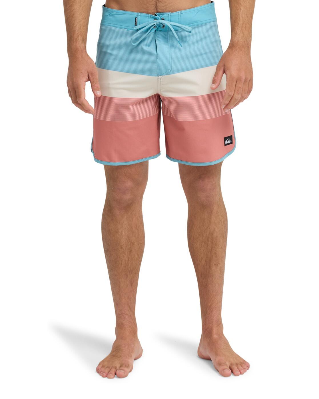 Boardshort SURFSILK SCALLOP 18" Rose Homme 2/4