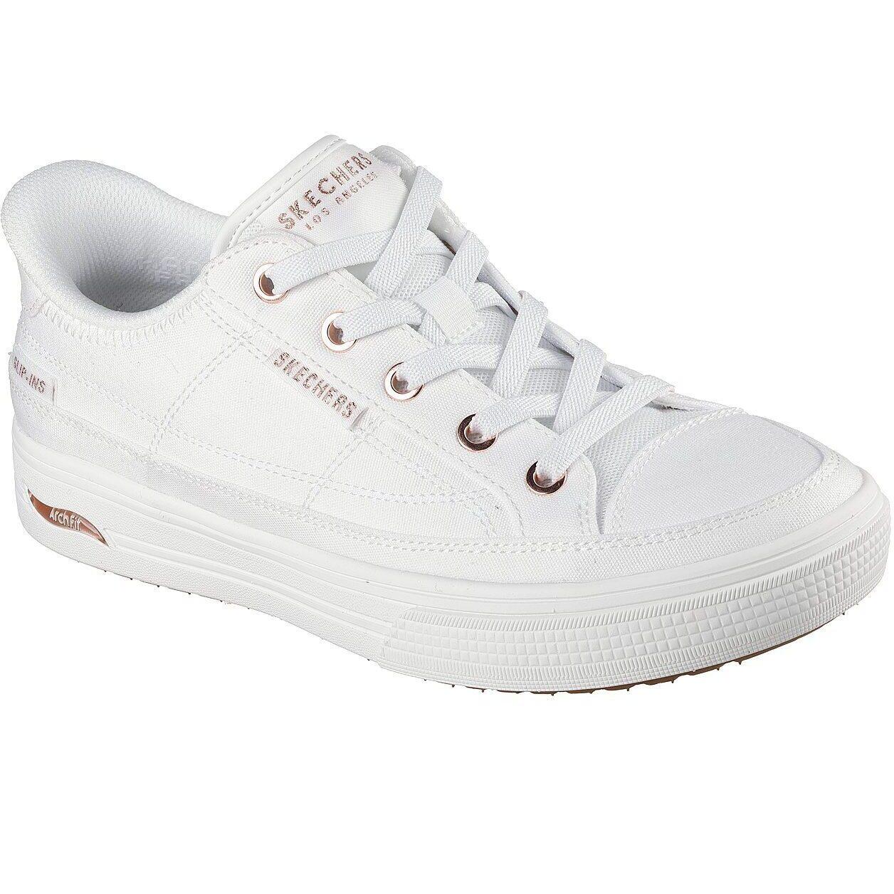 Skechers - Baskets Skechers Arch Fit Arcade-see Ya There, Blanc, Femmes - Chaussures De Sport - Blanc - Decathlon