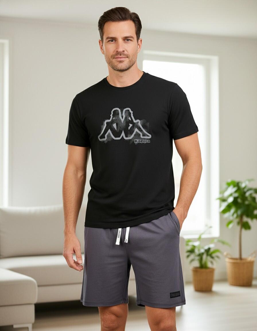 Pijama corto Kappa para hombre, algodón 2/7