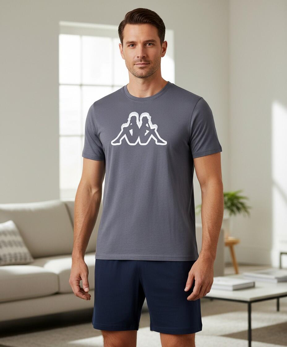 Kappa Pyjama Court Homme Coton 2/7