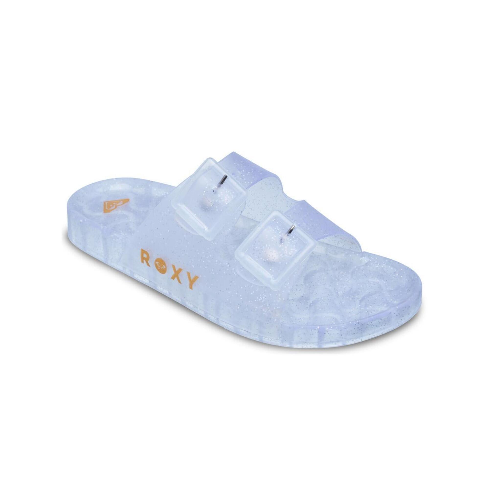 Roxy - Sandales Kattie Glitter Gris Femme - Aquashoes - Gris - Decathlon