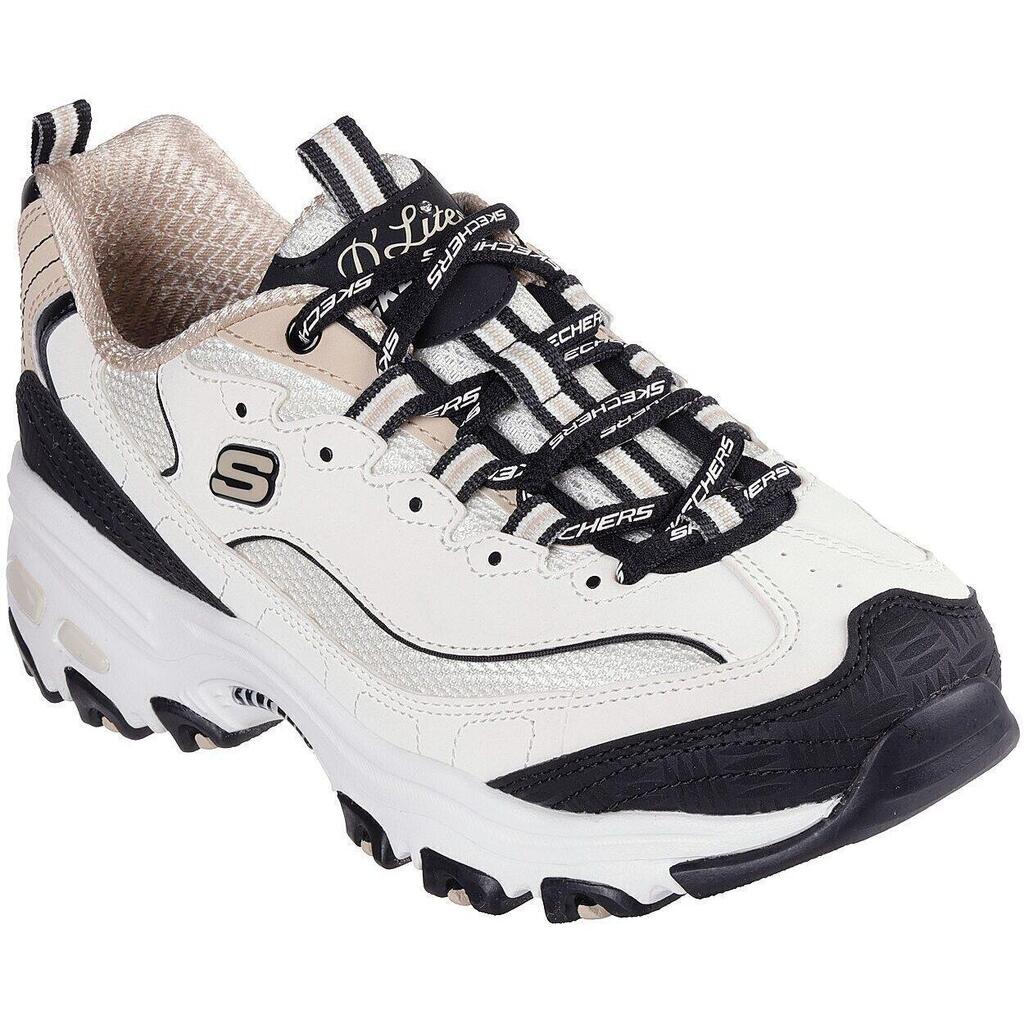 Sneakers Skechers D Lites-retro Rewind, White, Women