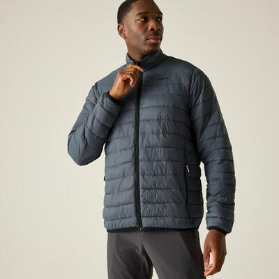 Gevulde jas heren wandelen hillpack quilted