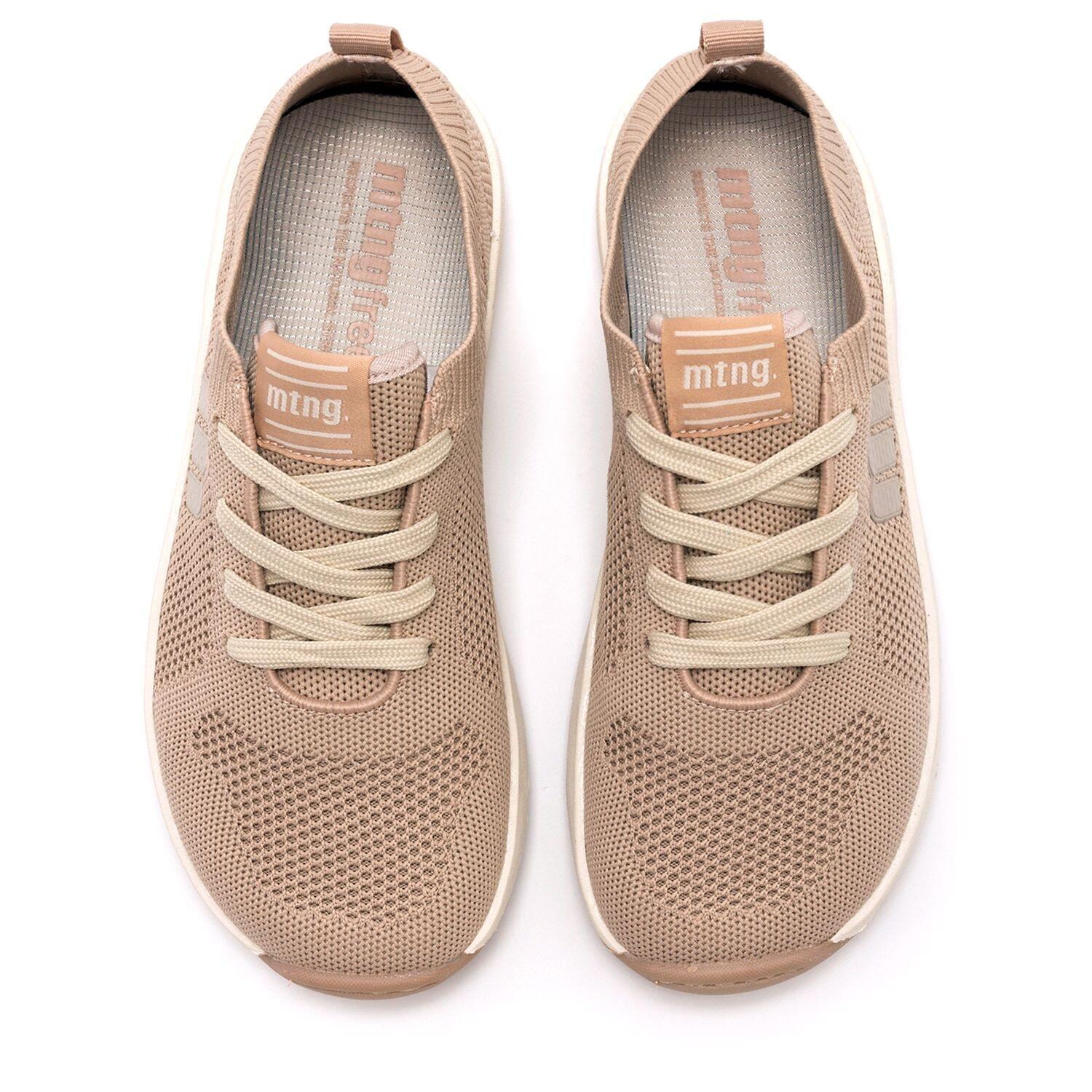 Sneakers barefoot Donna MTNG Free-apolo Beige 2/7