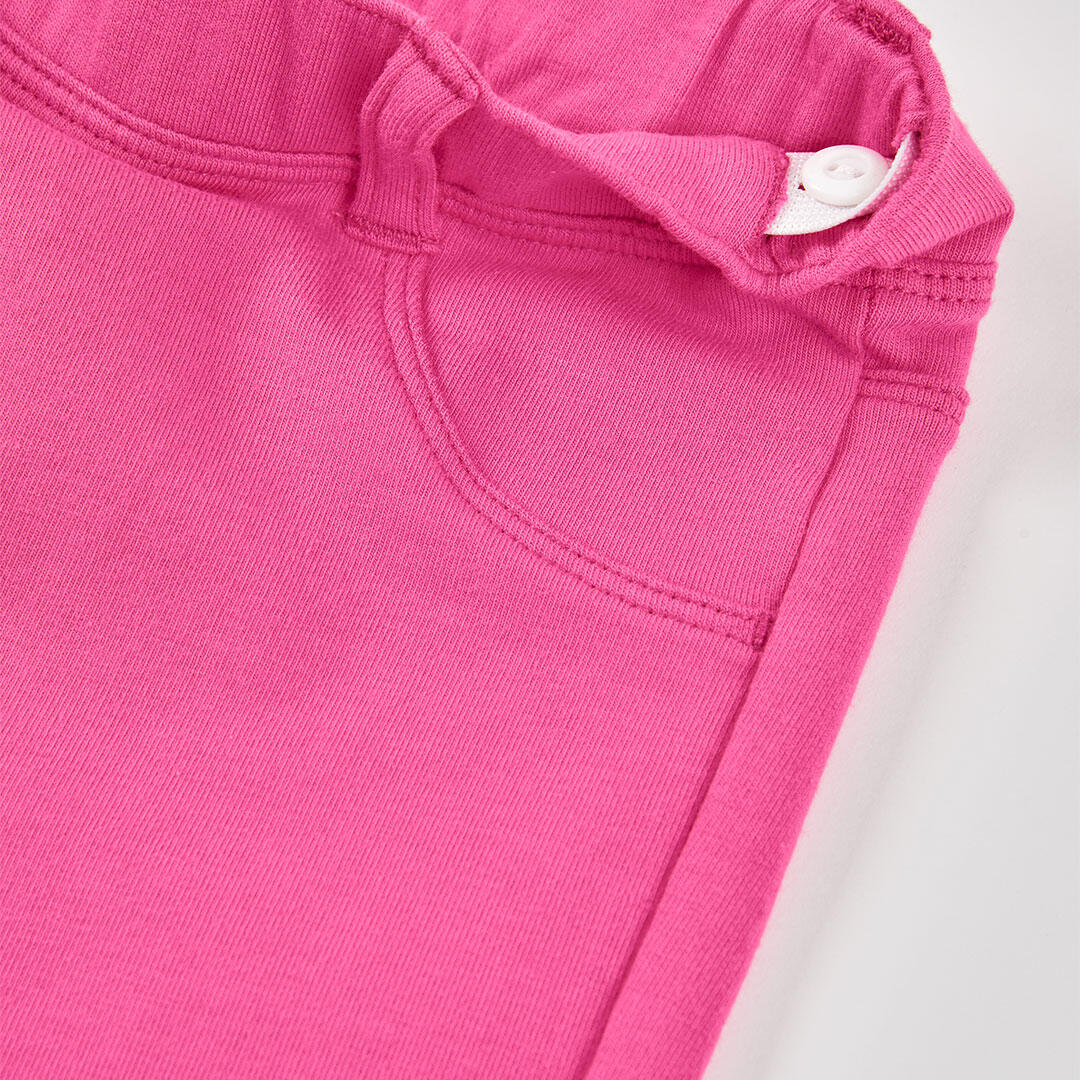 Pantalones de verano de senderismo kids niña boboli rosa 3/4