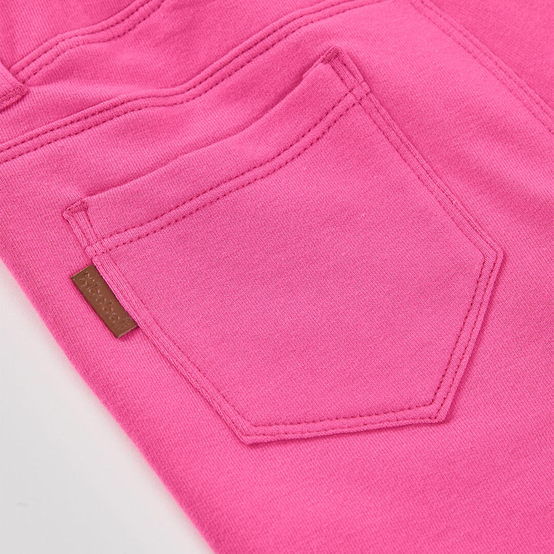 Pantalones de verano de senderismo kids niña boboli rosa 4/4
