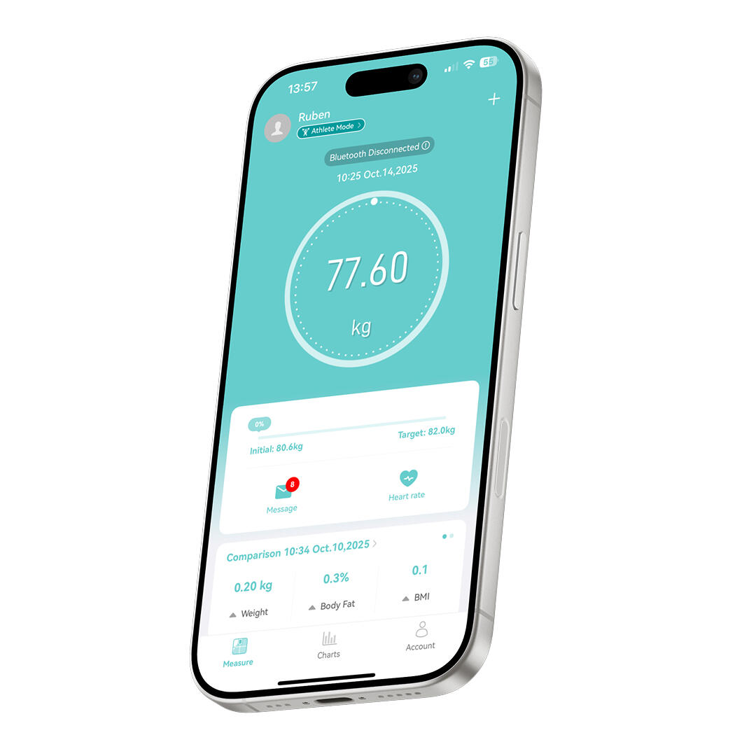 Rockerz Smart Balance, Bluetooth, Fréq. Cardiaque, Graisse, Masse Musculaire 2/7