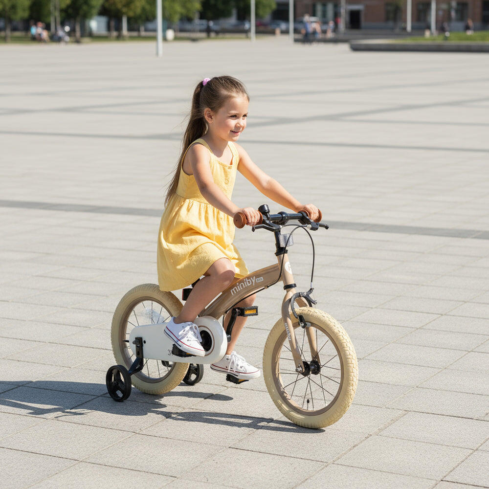 Qplay Miniby Vélo enfant 12 pouces – 3 en 1 – draisienne – Rose 2/7
