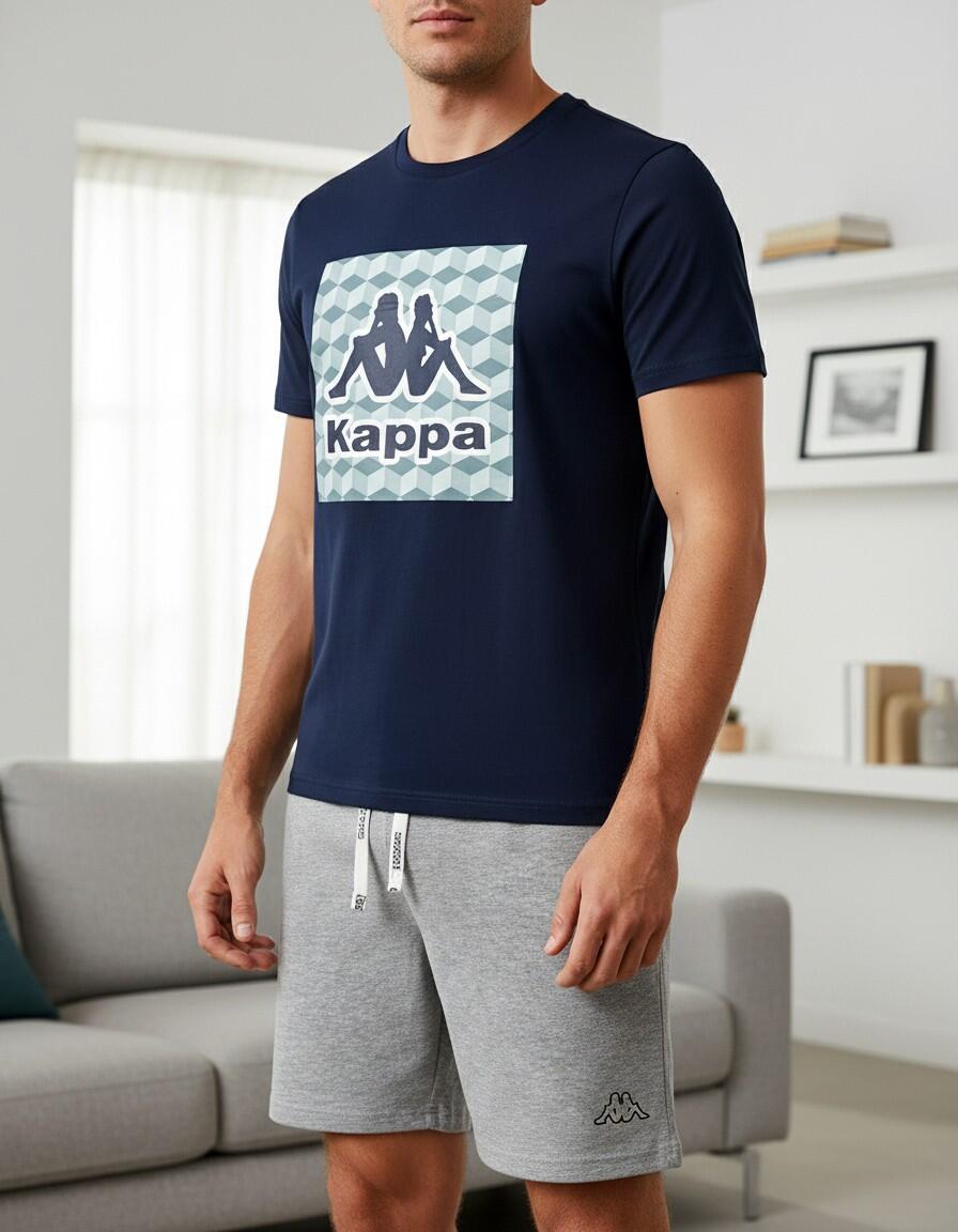 Pijama corto Kappa para hombre, algodón 2/7