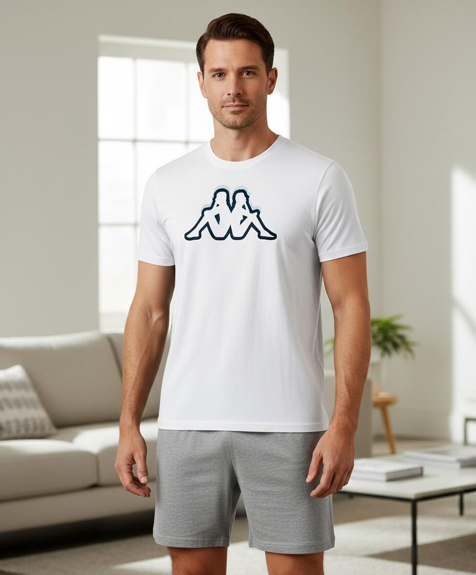 Kappa Pyjama Court Homme Coton 2/7