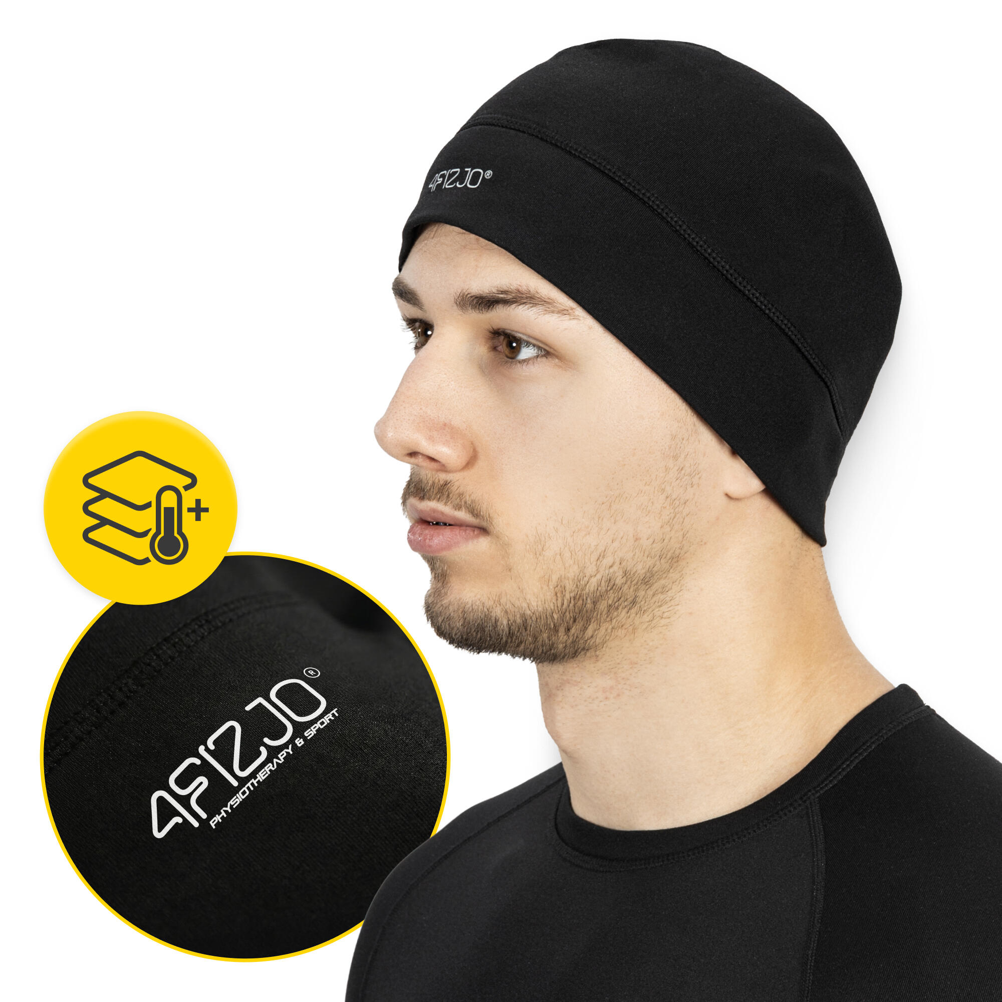 Czapka termiczna do biegania i pod kask 4FIZJO unisex 4/7