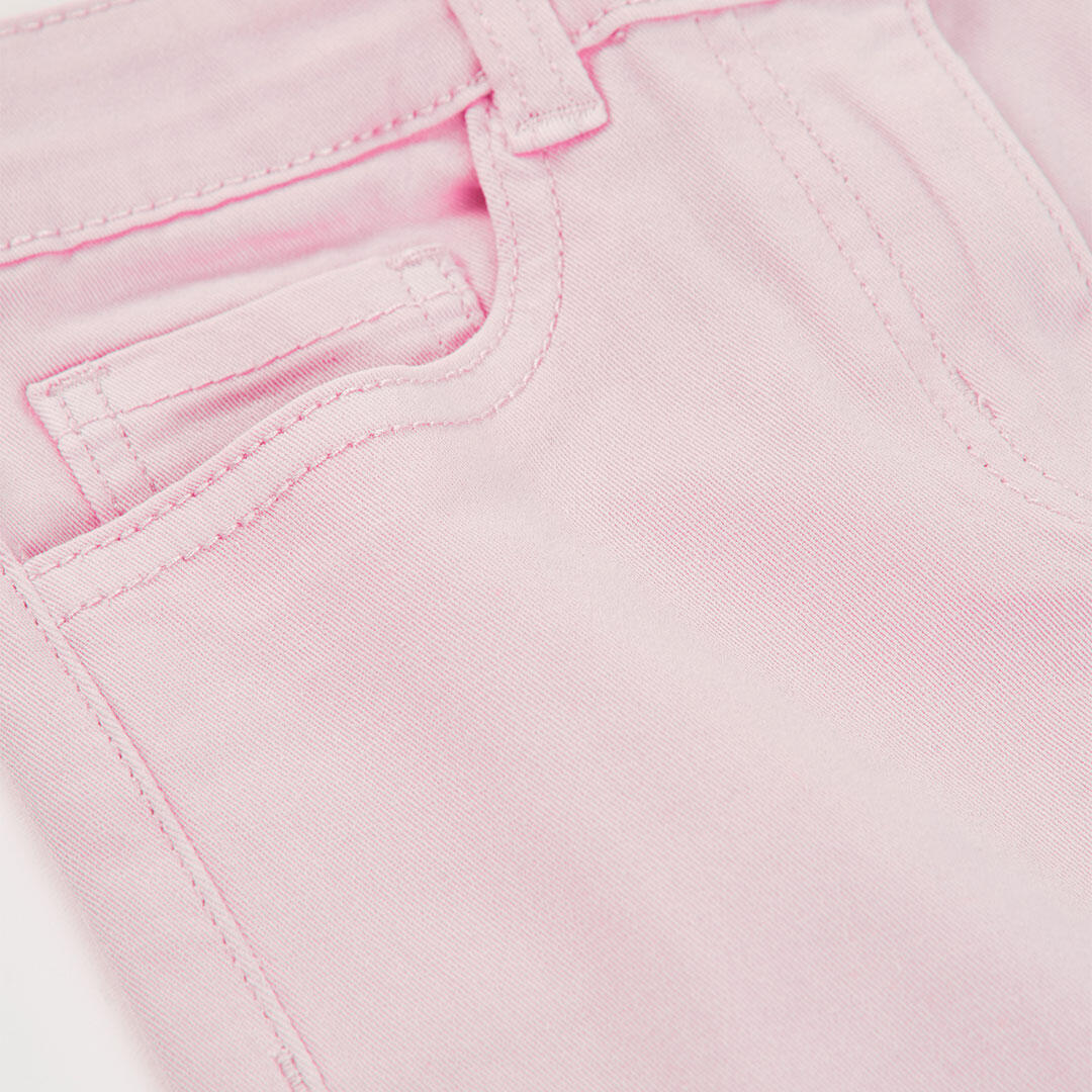 Pantalones de verano de senderismo bebé niña boboli rosa 3/4