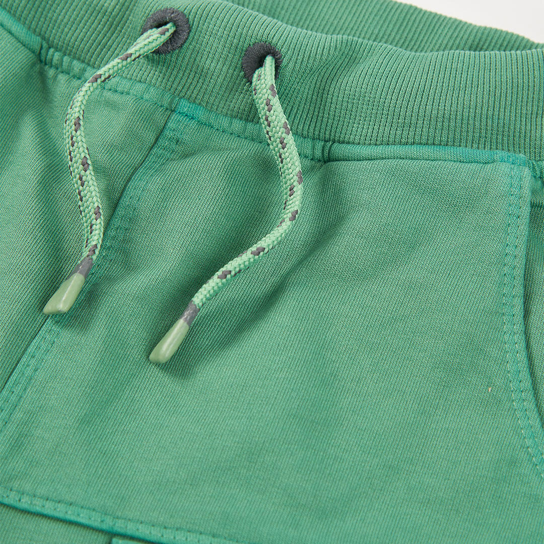 Pantalones de verano de senderismo kids niño boboli verde 3/4