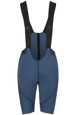 Dames wielrenbroek bibshort met rits en compressie enduro plus