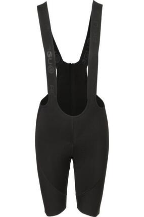 Cuissard à bretelles femme vélo gravel Enduro Plus compressif noir