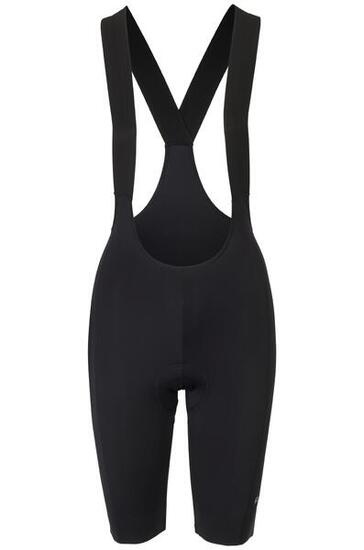 Cuissard vélo femme gravel Comfort Plus peau 14 mm bretelles sans couture noir