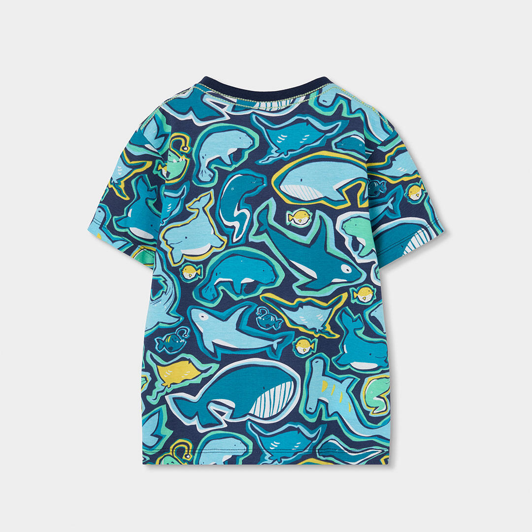 Camisetas de verano de gimnasia kids niño boboli multicolor 2/4